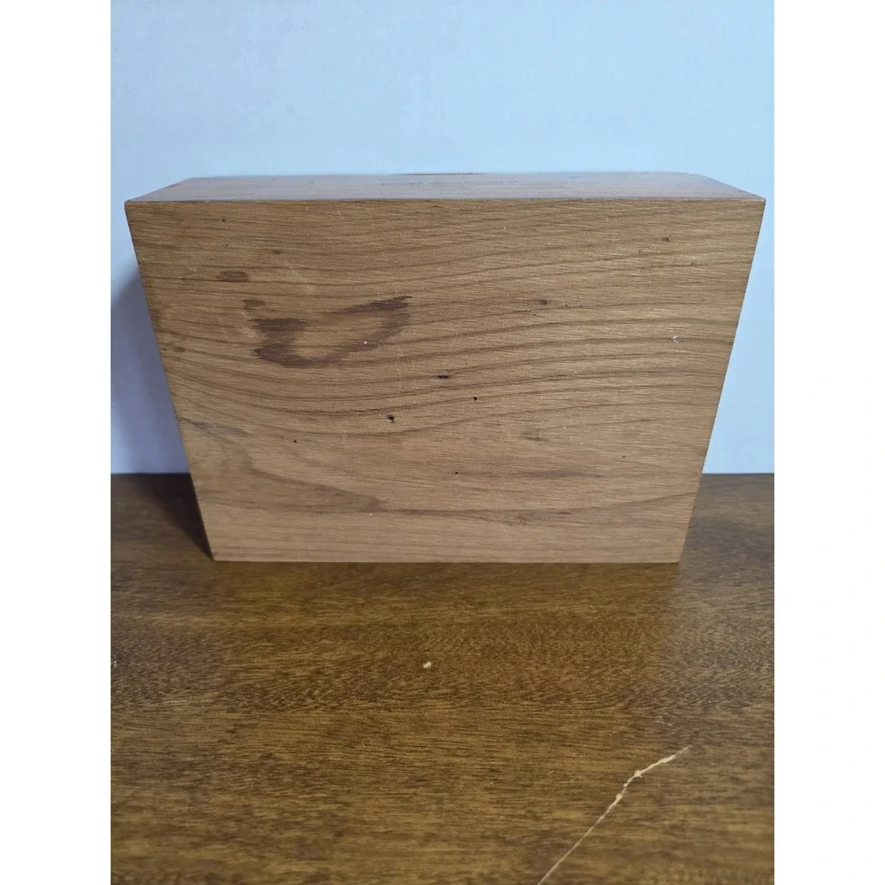 Vintage Wooden Jewelry Trinket Box Cedar Wood Keepsake Great Smoky Mts